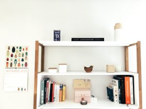 The Storage White Floating Shelves With Modern Style set is perfect for any home decor