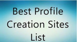 An excellent way to increase online visibility with profile creation sites 
